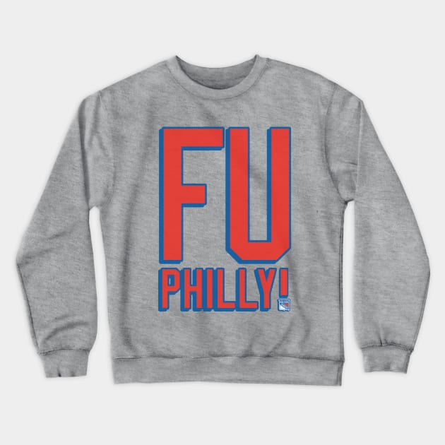 FU PHILLY Crewneck Sweatshirt by scragglerock